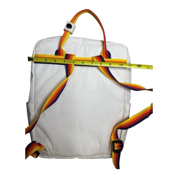 Aldi Gear Backpack 2023 with Laptop Padded Pocket Vintage Retro Red Orange Blue - Picture 9 of 13